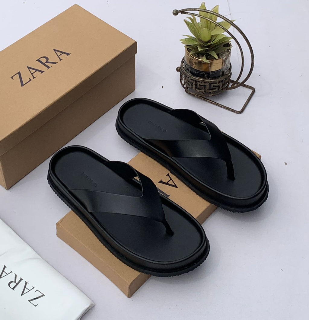 ZARA Slippers (Black)