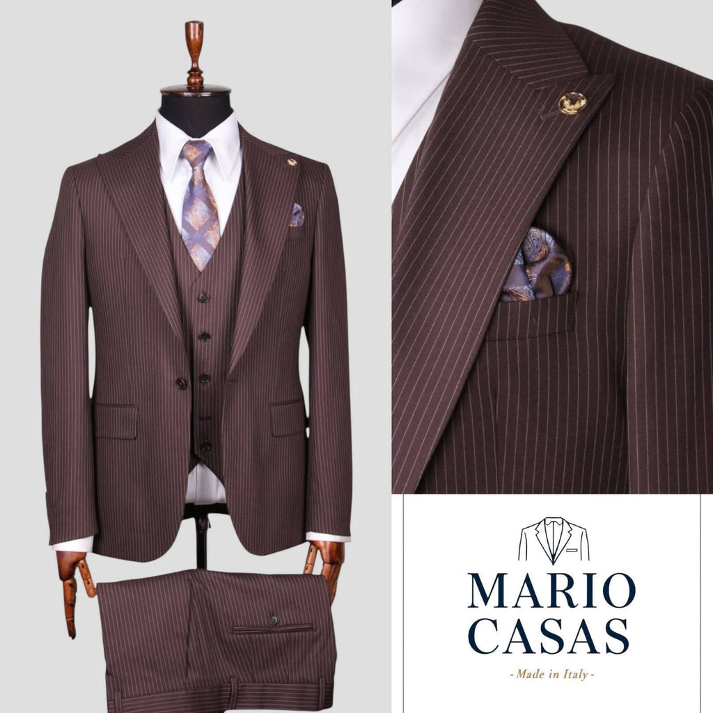 De Walters Turkish Three Piece Suit – Black, Grey & Brown | Sizes 46–56