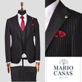 De Walters Turkish Three Piece Suit – Black, Grey & Brown | Sizes 46–56