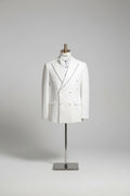 SUIT - White Double Breasted