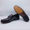 SHOE - Dress Shinny Leather Shoe [Brown 40-45]