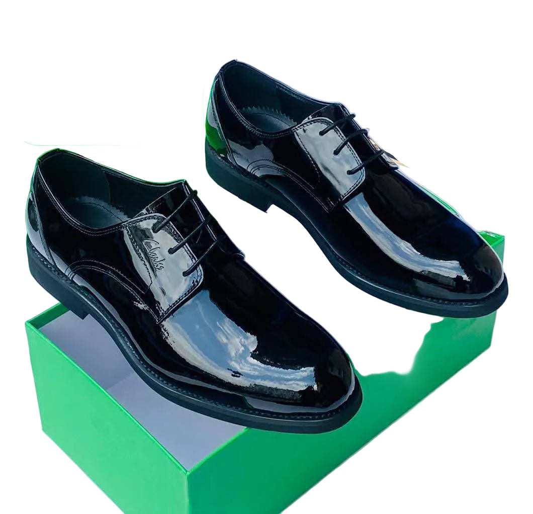 SHOE - Shinny Leather [Black] 40-45