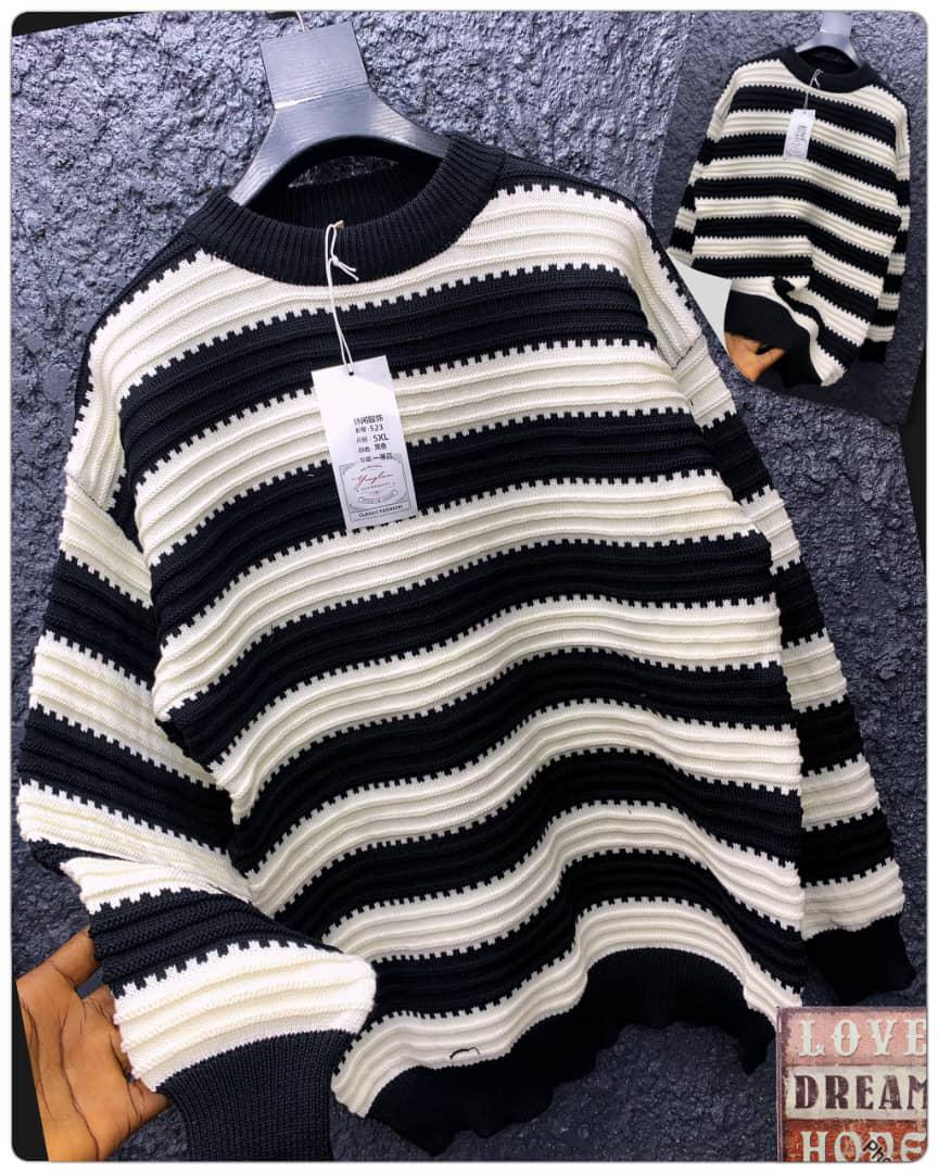 Cardigan Sweater and Track