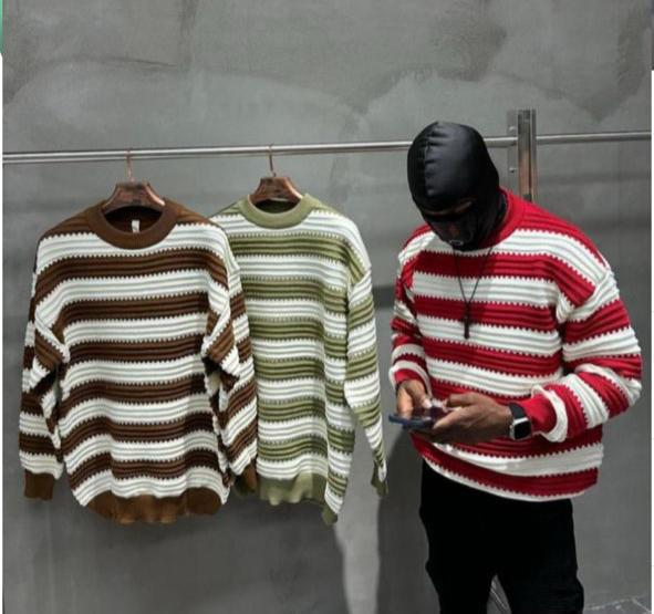 Cardigan Sweater and Track