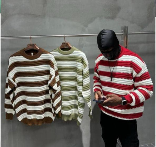 Cardigan Sweater and Track