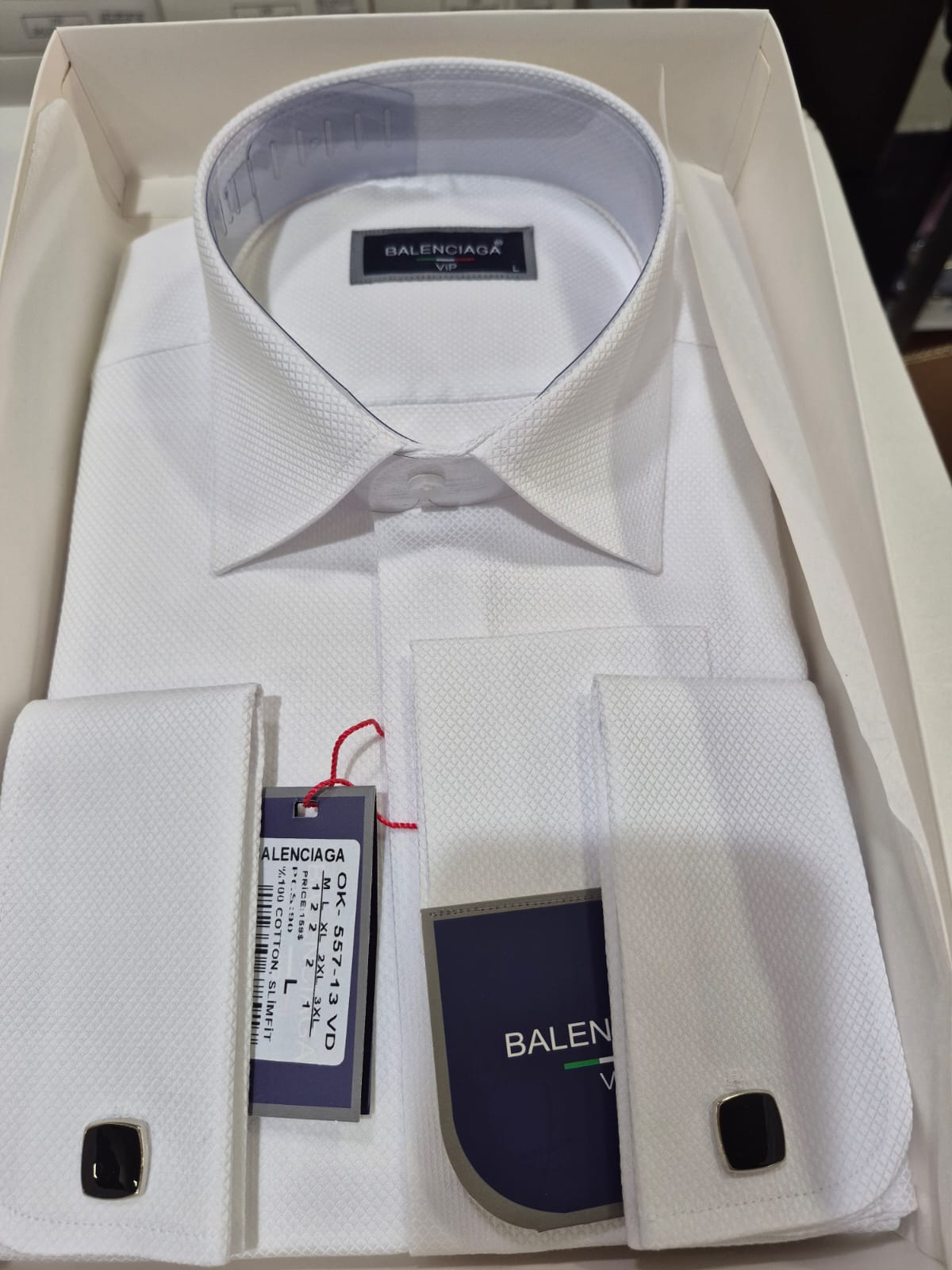 Long Sleeves White Shirt