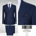 Double Breasted Striped Suit