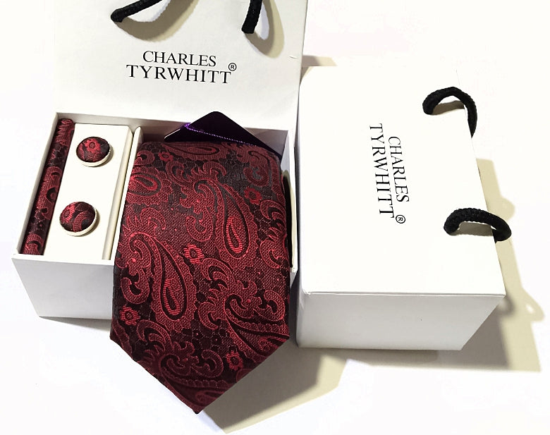 Accessories - Neckties [3 in 1] Maron Color