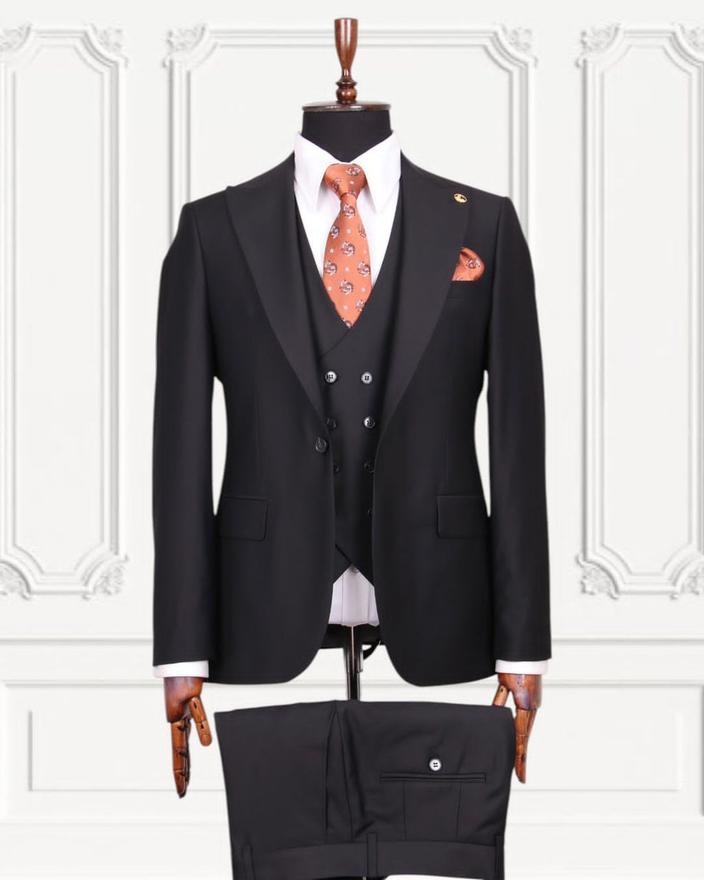 Original Black Turkish Suits with inner jacket