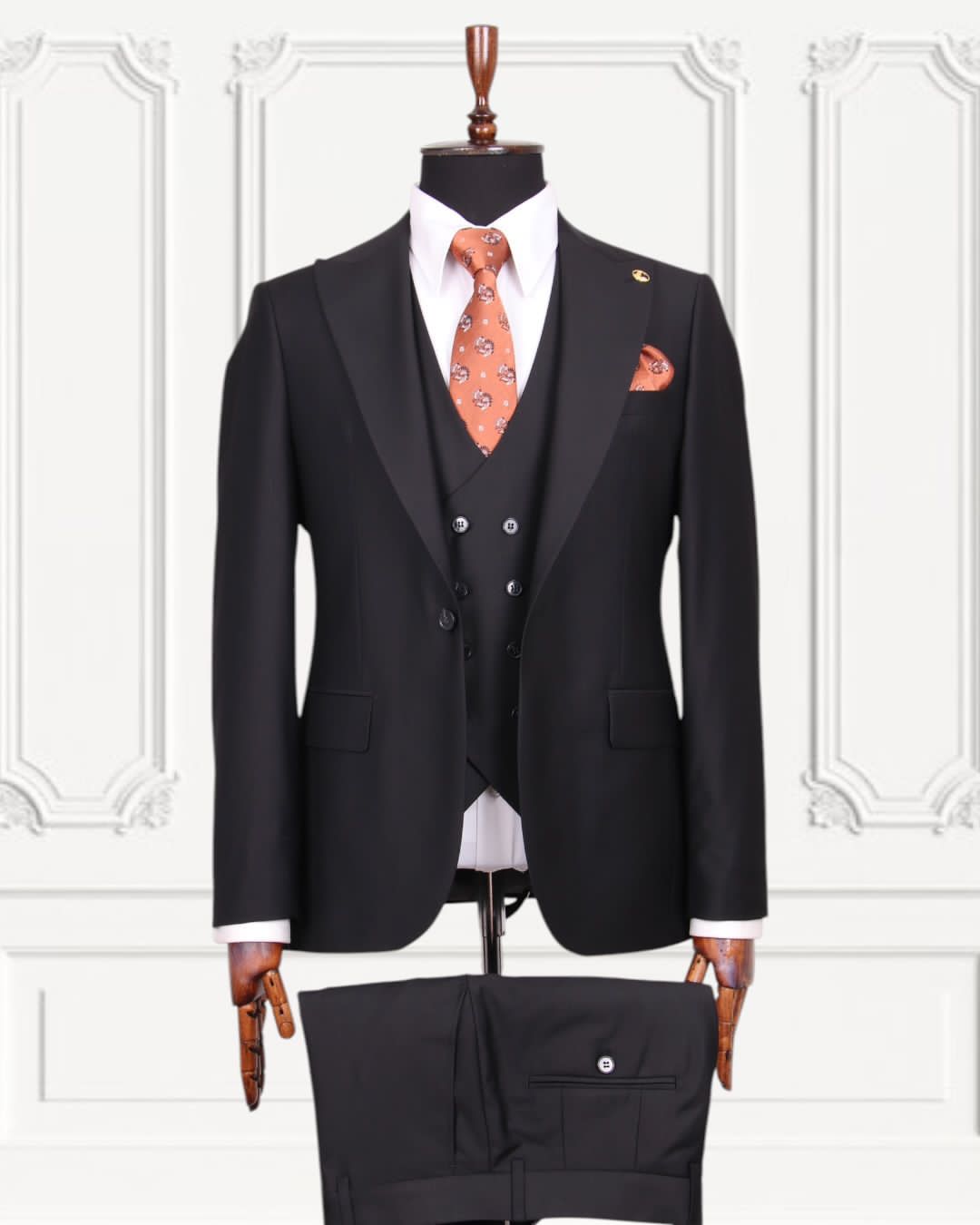 Original Black Turkish Suits with inner jacket