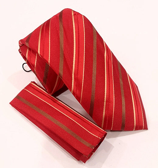 NeckTie (Red Stripped) - Accessories