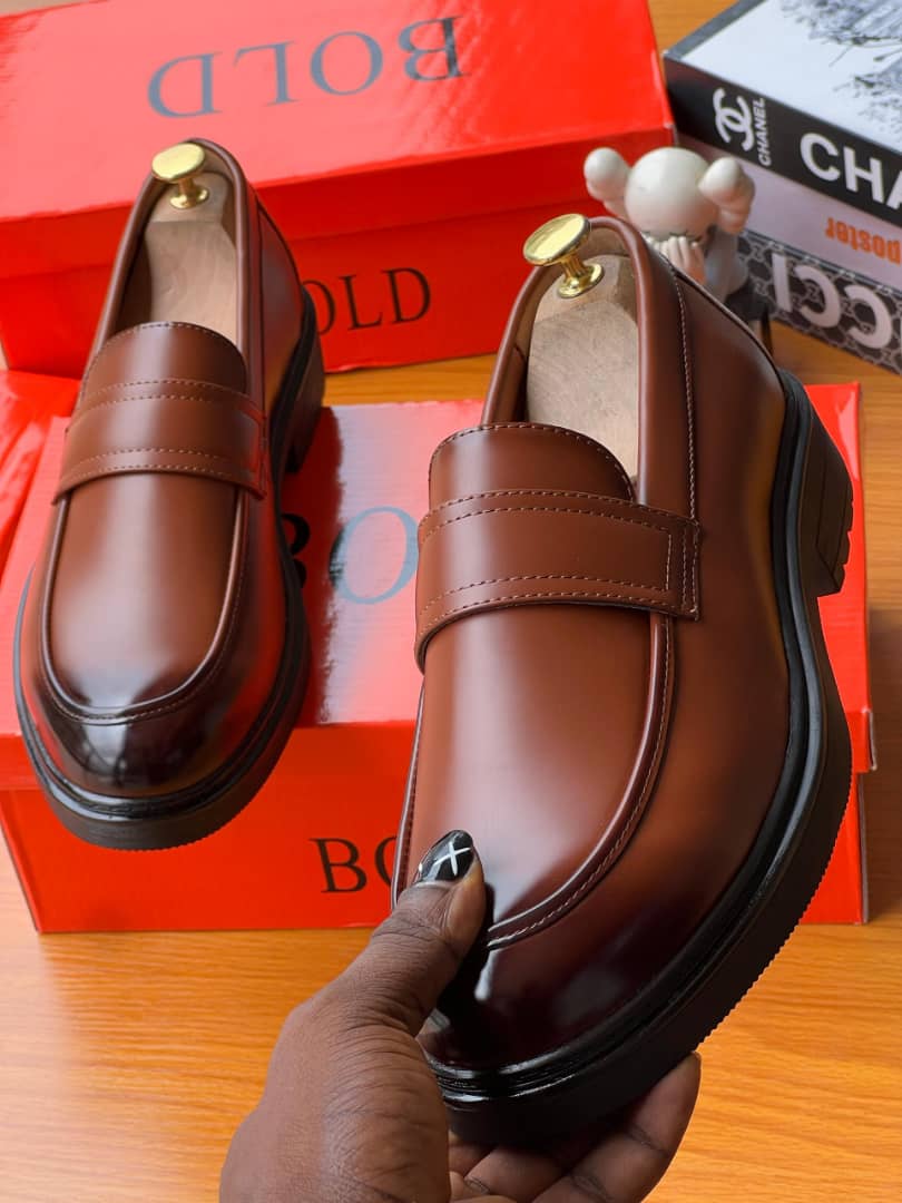 Brown Leather Italian Shoe