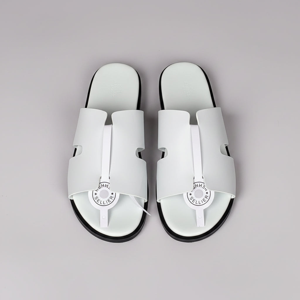 Shoe - Slippers [White & Black]
