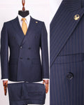 SUIT - Double Breasted (Striped)