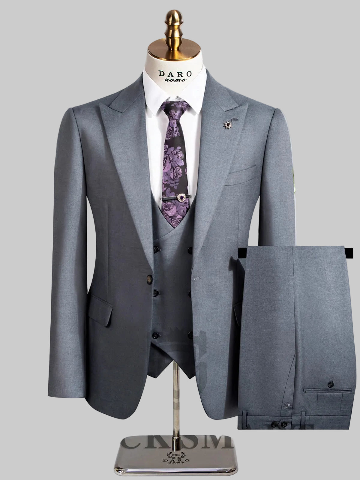 SUIT - Three Piece Suit [Grey 46-56]