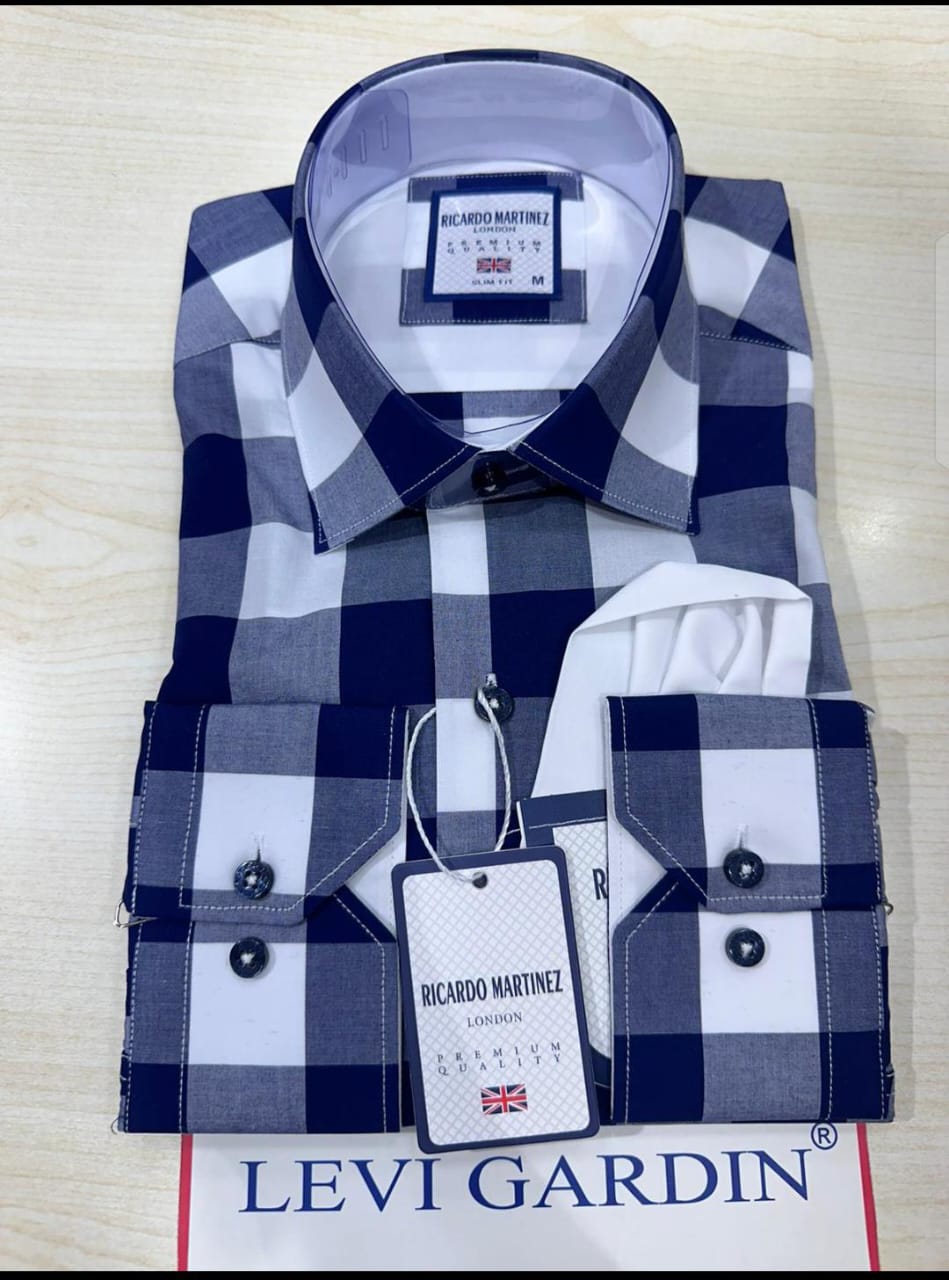 SHIRTS - De Walters Long Sleeves Turkish Shirt (M - 3XL)